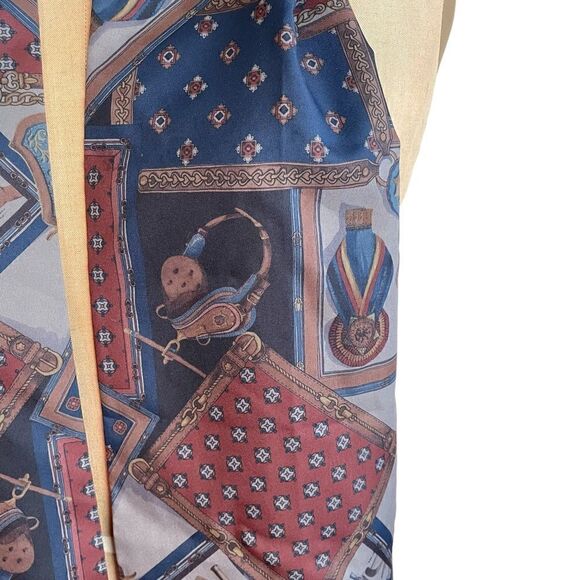 Equestrian  Horse theme gents evening scarf - Picture 7 of 7